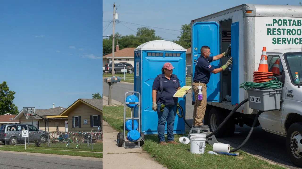 Portable Toilet Rental in Edwardsville, IL near me